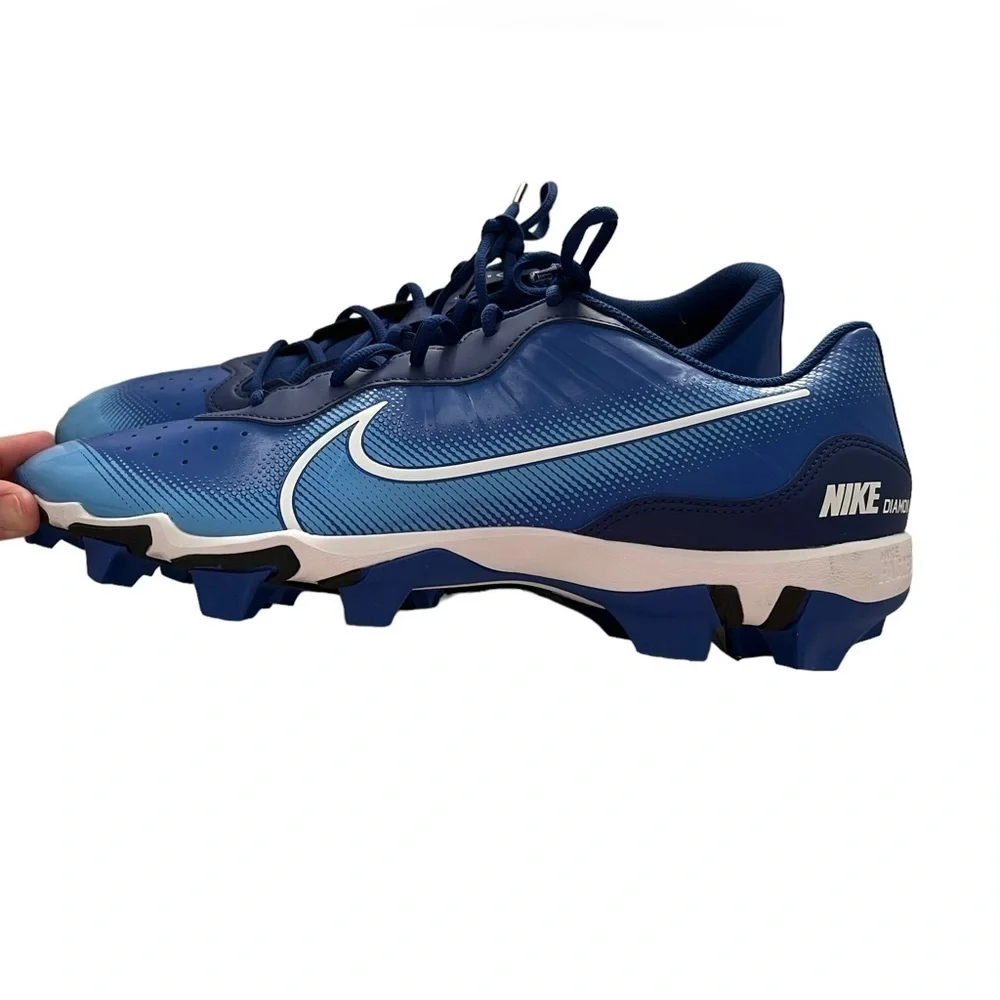 NEW Nike Alpha Huarache Keystone 4 Blue/White Baseball Cleats